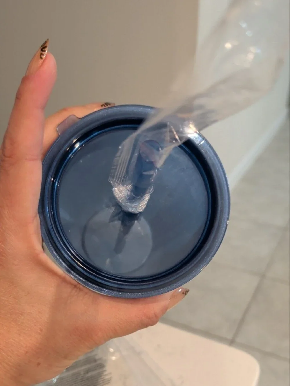 Jurassic World Rebirth Blue Whale Tumbler with Straw